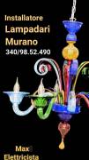 Lampadario Murano 