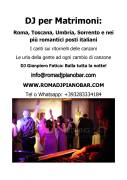 Dj Feste private Roma Dj Matrimoni Roma