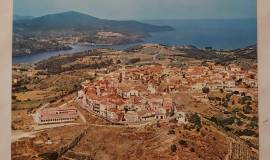 Cartolina non viaggiata Isola d'Elba-Capoliveri Panorama dall'aereo 1966