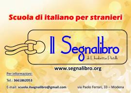  Corsi di conversazione alla scuola di italiano per stranieri "Il Segnalibro" di Modena