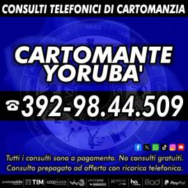 Un vero consulto di Cartomanzia fino a 30 minuti x te: il Cartomante YORUBA'