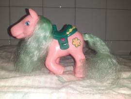 Mini Pony - Little Pony rosa con sella