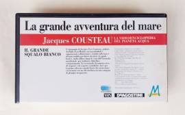 VIDEOCASSETTA VHS LA GRANDE AVVENTURA DEL MARE-IL GRANDE SQUALO BIANCO DI JACQUES COUSTEAU