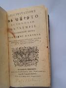 libro di epoca del 1744