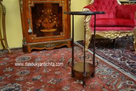 Tavolino etagere con 3 baionette francesi Gras fine 800