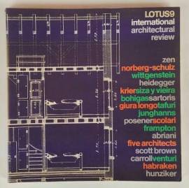 Lotus International 9 Rivista trimestrale di Architettura Alfieri Edizioni d'arte, febbraio 1975