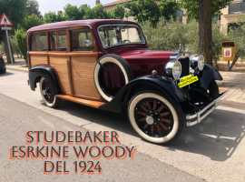 Studebaker Esrkine Woody del 1924 completamente restaurata