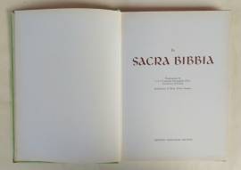 LA SACRA BIBBIA - Ermenegildo Florit, Fulvio Nardoni illustrata Ed.Mondadori, settembre 1979