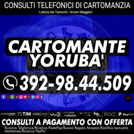 Sensitività e Medianità pura. Esperienza trentennale. Cartomante Yorubà.