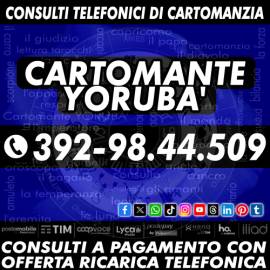 Sensitività e Medianità pura. Esperienza trentennale. Cartomante Yorubà.