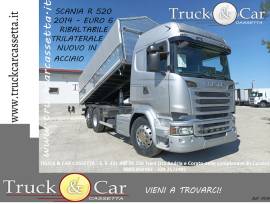 RIF.709 SCANIA R 520 - 2014 - RIBALTABILE TRILATERALE OSB IN ACCIAIO - EURO 6 