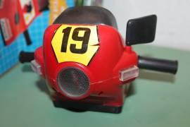 Pilotino moto racer Honda NSR nuovo anni 80 luci suoni bambini da collezione