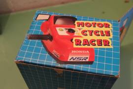 Pilotino moto racer Honda NSR nuovo anni 80 luci suoni bambini da collezione