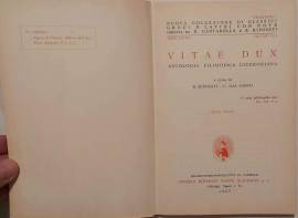 Vitae Dux.Antologia Filosofica Ciceroniana di Benedetto Riposati e Dal Santo Ed.Dante Alighieri,1967