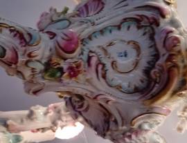 LAMPADARIO CAPODIMONTE ANTICO.