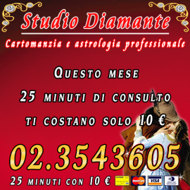 25 minuti di consulto con 10 € - Cartomanzia professionale