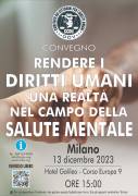 Diritti Umani e salute mentale: una settimana di sensibilizzazione