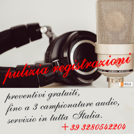 Pulizia audio - pulizia registrazioni