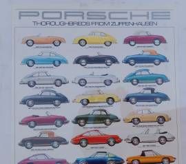 POSTER PORSCHE VARI MODELLI