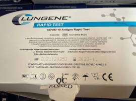 LOTTO 16 - TEST COVID n. 4 scatole LUNGENE + n. 7 scatole ANTIGEN RAPID TEST