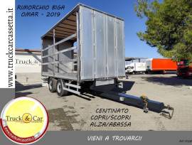 RIF.1108 RIMORCHIO BIGA OMAR – 2019 – CASSONE CENTINATO COPRI/SCOPRI – ALZA/ABBASSA