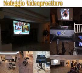 Noleggio Videoproettore con telo per eventi cerimonie