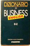 Dizionario di Business English in 2 volumi Ed. fuori commercio De Agostini, Novara, 1994 perfetto 
