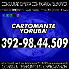 I consigli & aiuti del Cartomante YORUBA - Lettura dei Tarocchi con offerta (ricarica telefonica