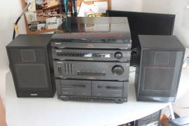 Stereo Philips AS9300 compatto radio/ampli/vinile /cassette usato