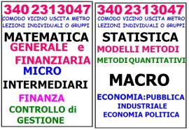 PER ECONOMIA:MAEF,MATE-FINANZ,MICRO,MACRO,MODELLI/METODI,STATISTICA,INTERMEDIARI,MANAGERIALE,INDUSTR