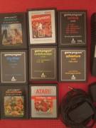 ATARI 2600 CONSOLLE VIDEOGIOCHI '80 VINTAGE + 17 GIOCHI ORIGINALI