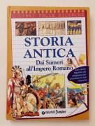 Storia Antica.Dai Sumeri all'Impero Romano con tante figurine da ritagliare 1°Ed.Giunti, 2005