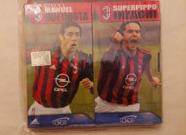 VIDEOCASSETTA VHS GLI ASSI DEL MILAN MANUEL RUI COSTA E SUPERPIPPO INZAGHI NUOVO 