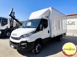 RIF.1154 IVECO DAILY 35C15–2020–FURGONE IN LEGA LEGGERA+SPONDA CARICATRICE A BATTENTE DA 7.5 Q.LI-€6