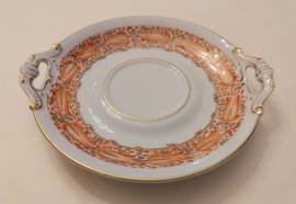 Set Zuppiera 2 pezzi LIMOGES France porcellana decoro floreale dipinta a mano