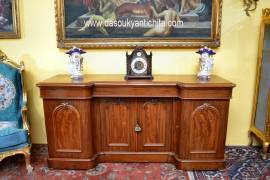 Credenza inglese a quattro sportelli stile Vittoriana XX secolo