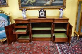 Credenza inglese a quattro sportelli stile Vittoriana XX secolo