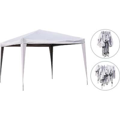 Gazebo stand tenda richiudibile 3x3 mt fisarmonica