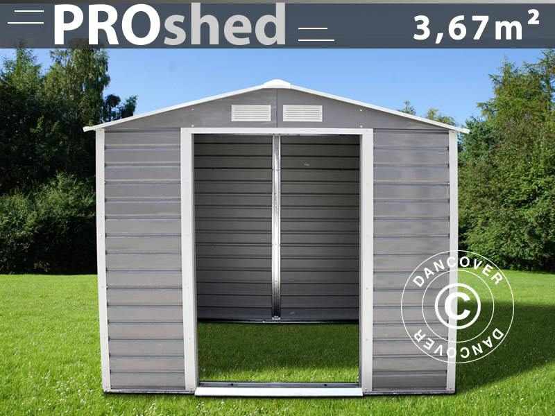 Casetta da giardino 2,13x1,91x1,90m ProShed, Grigio/Marone