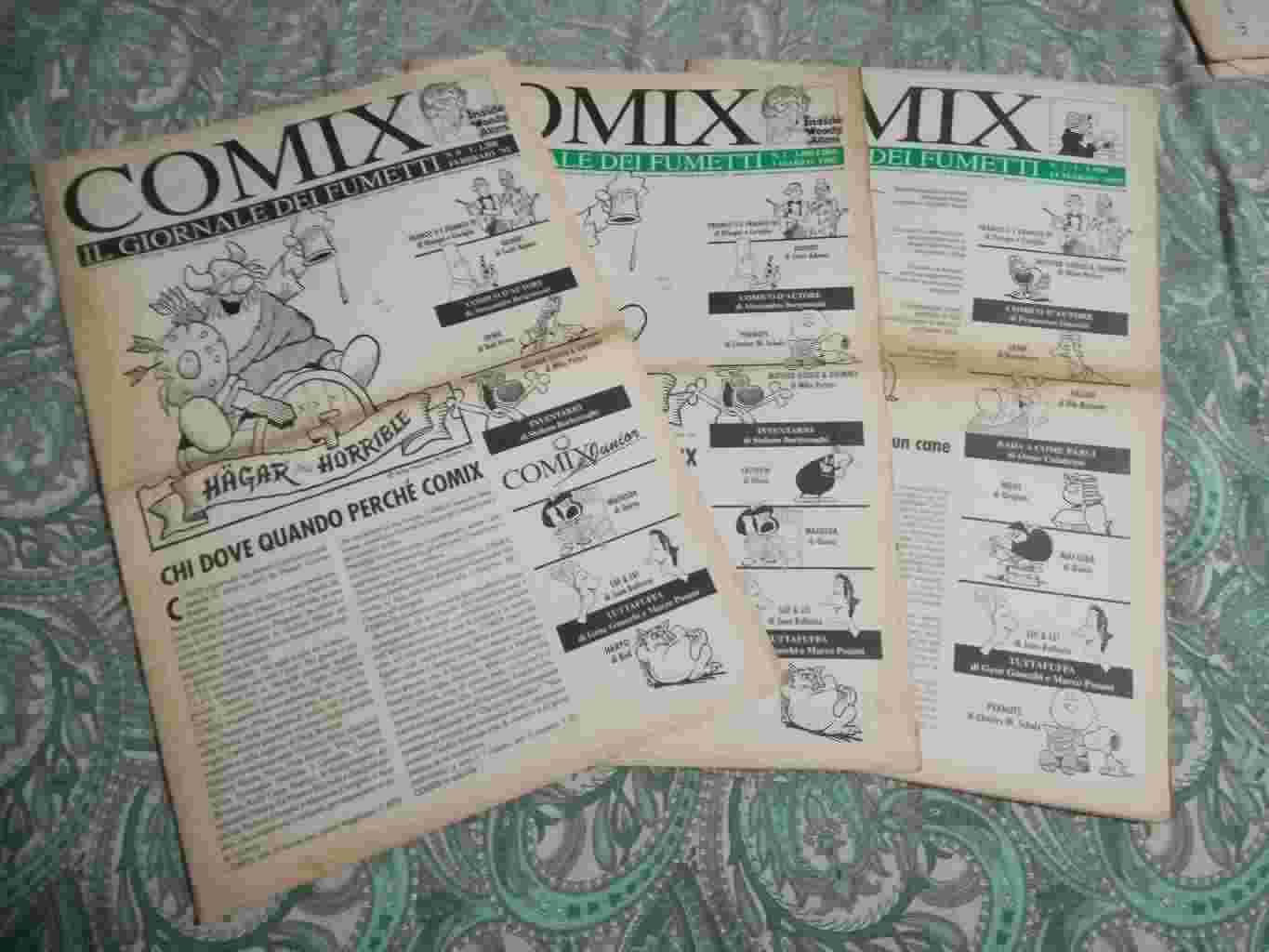 Vendo fumetti COMIX, IL GIORNALE DEI FUMETTI. Anno 1991 al 1994