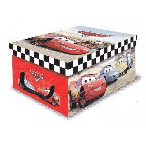 Stock 5 scatole automontanti mini box “Cars” – 32x23x14cm – 