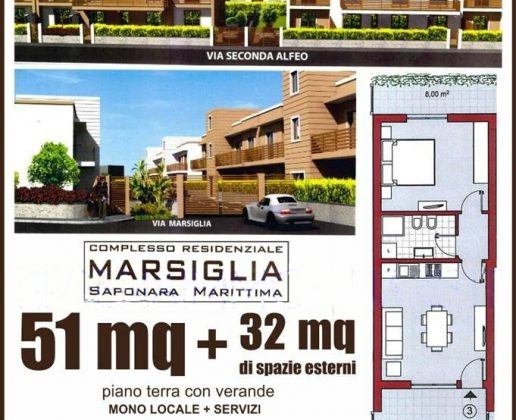 Appartamenti nuova costruzione a Saponara Marittima