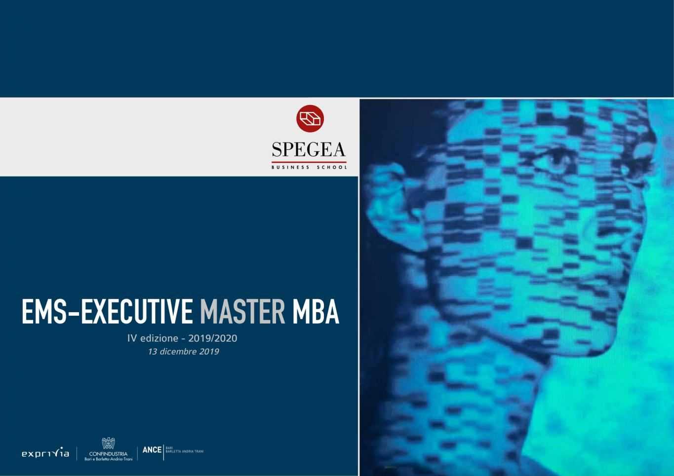 Executive MBA - IV edizione - SPEGEA Business School