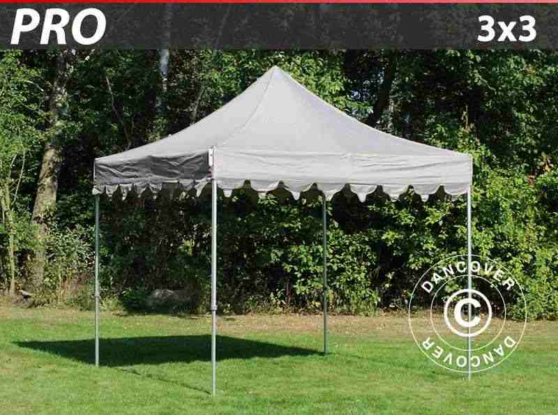 Gazebo pieghevole FleXtents PRO &quotMorocco" 3x3m Latte