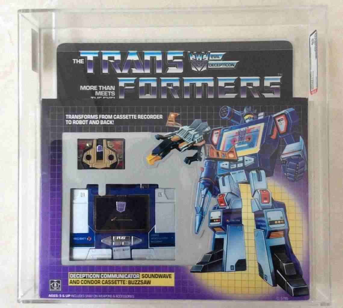 Transformers 1984, serie 1 - Decepticon Soundwave, AFA 85