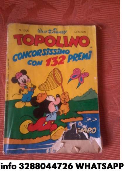 FUMETTO TOPOLINO ORIGINALE DEL 1980 N. 130