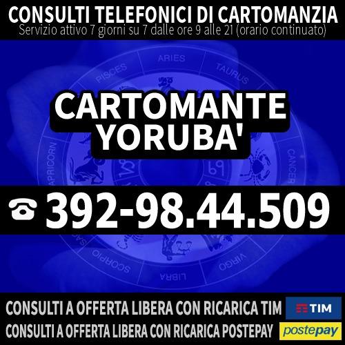 Cartomante a Basso Costo - Consulto Telefonico - Cartomante YORUBA'
