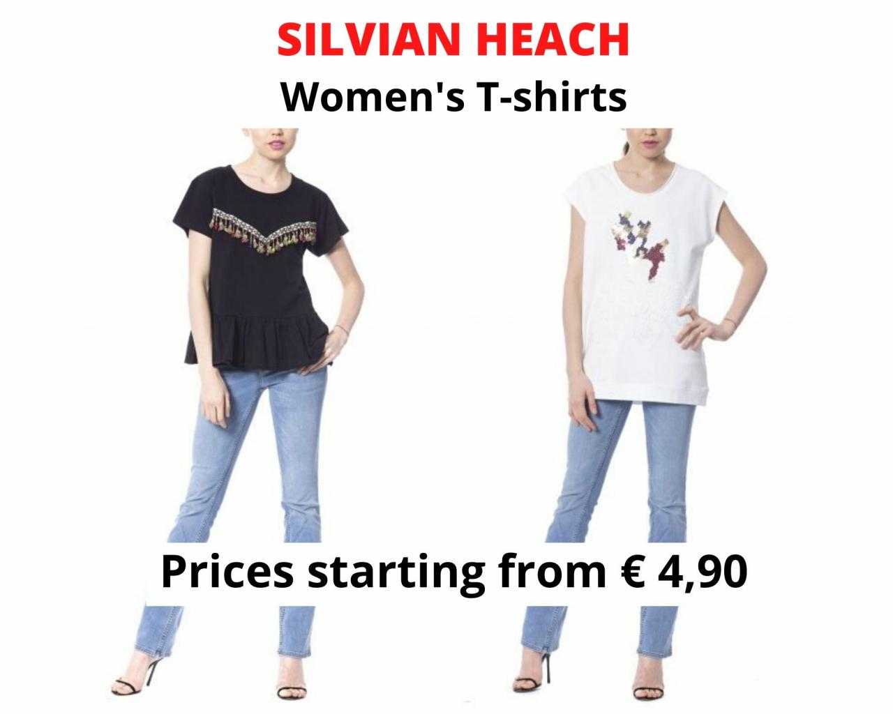 STOCK T-SHIRT DONNA SILVIAN HEACH