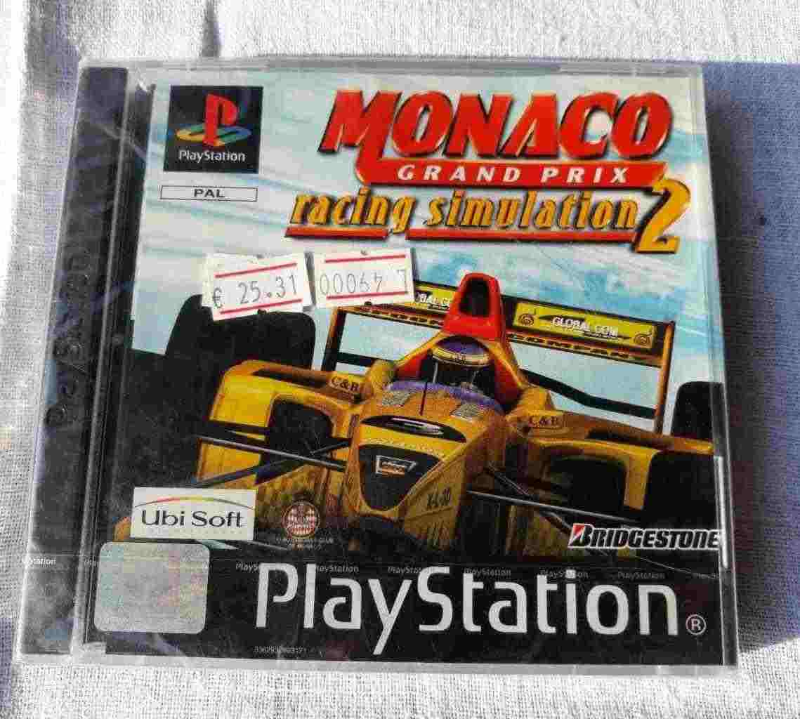 PlayStation PS1 PSOne PSX SONY PAL NUOVO MONACO Grand Prix Racing Simulation 2