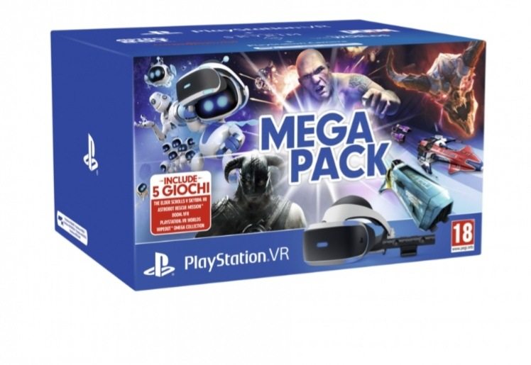 Playstation VR mega pack visore